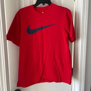 Nike Red Tee with White Accents